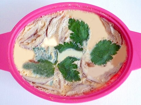 シリコンスチーマーで簡単 茶碗蒸し